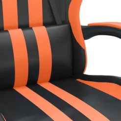 vidaXL Sillas-Silla gaming cuero sintético