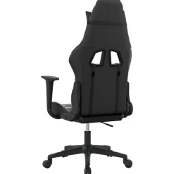 vidaXL Silla gaming cuero sintético Negro y camuflaje Clearance