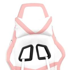 vidaXL Sillas-Silla gaming cuero sintético
