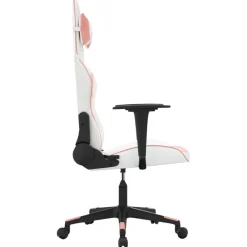 vidaXL Sillas-Silla gaming cuero sintético