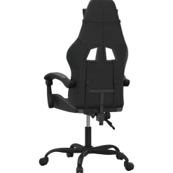 vidaXL Sillas-Silla gaming cuero sintético