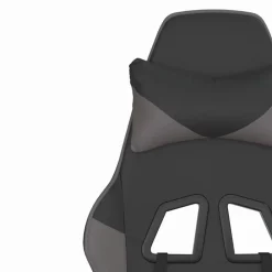 vidaXL Sillas-Silla gaming cuero sintético