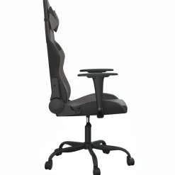 vidaXL Sillas-Silla gaming cuero sintético