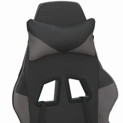 vidaXL Sillas-Silla gaming cuero sintético