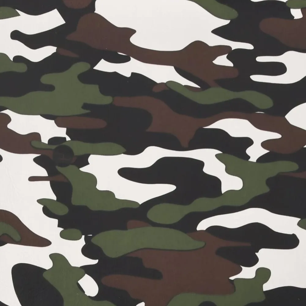 vidaXL Silla gaming cuero sintético Negro y camuflaje Hot