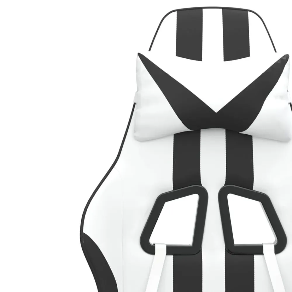 vidaXL Sillas-Silla gaming cuero sintético