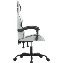 vidaXL Sillas-Silla gaming cuero sintético