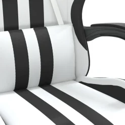 vidaXL Sillas-Silla gaming cuero sintético