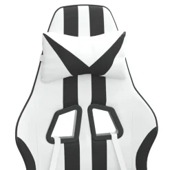 vidaXL Sillas-Silla gaming cuero sintético