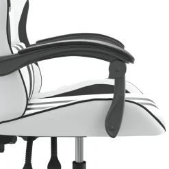 vidaXL Sillas-Silla gaming cuero sintético