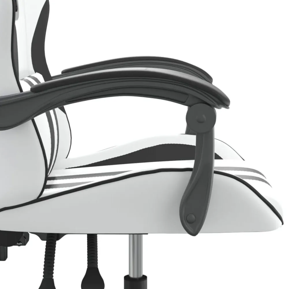 vidaXL Sillas-Silla gaming cuero sintético