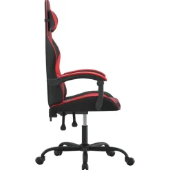 vidaXL Sillas-Silla gaming cuero sintético