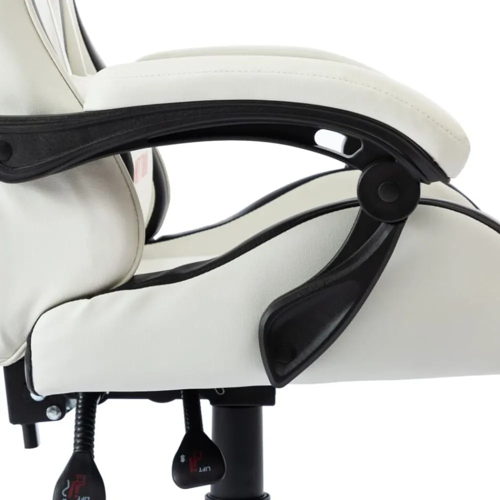 vidaXL Mobiliario De Oficina-Silla gaming de cuero sintético