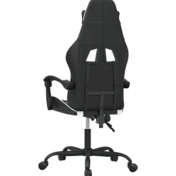 vidaXL Sillas-Silla gaming giratoria cuero sintético