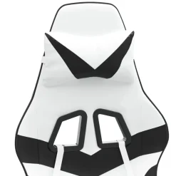 vidaXL Sillas-Silla gaming giratoria cuero sintético