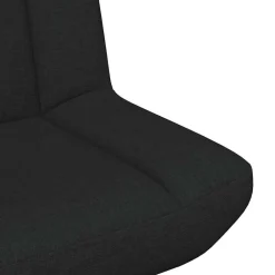 vidaXL Silla giratoria 63 x 75 x 76 cm tela Negro Clearance