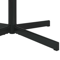 vidaXL Silla giratoria 63 x 75 x 76 cm tela Negro Clearance