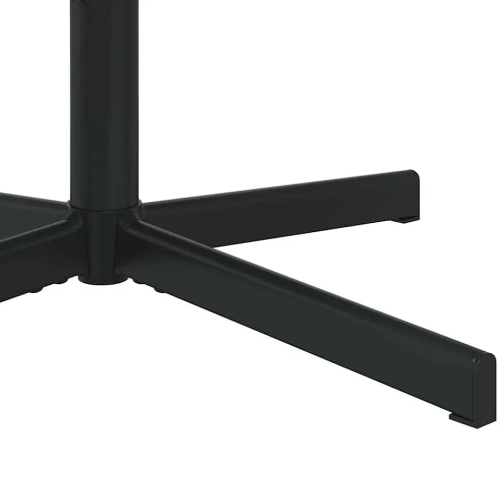 vidaXL Silla giratoria 63 x 75 x 76 cm tela Negro Clearance