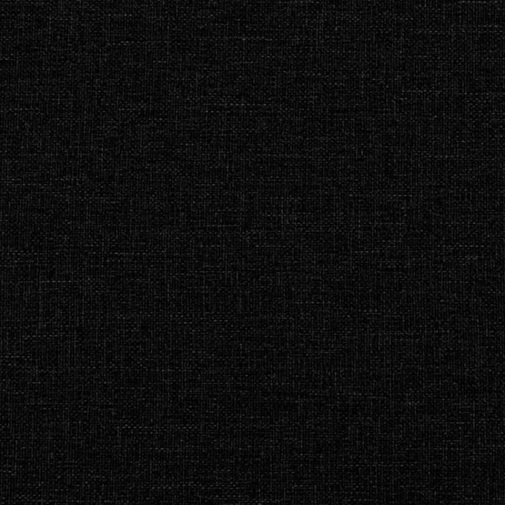 vidaXL Silla giratoria 63 x 75 x 76 cm tela Negro Clearance