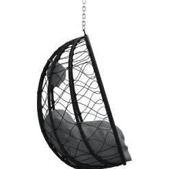 vidaXL Jardín-Silla huevo colgante Manual 91,5 x 54,5 x 107 cm