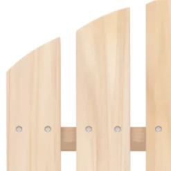 vidaXL Muebles De Jardín-Silla jardín Adirondack con otomana madera maciza de abeto
