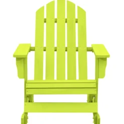 vidaXL Muebles De Jardín-Silla mecedora de jardín Adirondack madera maciza abeto