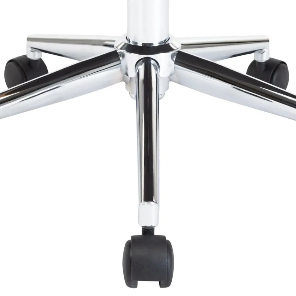 vidaXL Mobiliario De Oficina-Silla oficina giratoria madera curvada cuero sintético