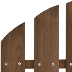 vidaXL Sillas Adirondack de jardín y mesita madera maciza abeto marrón Marr&oacute;n Best