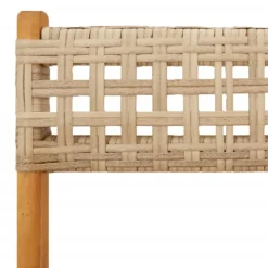 vidaXL Muebles De Jardín-Sillas de bistró 2 uds madera maciza de acacia ratán PE