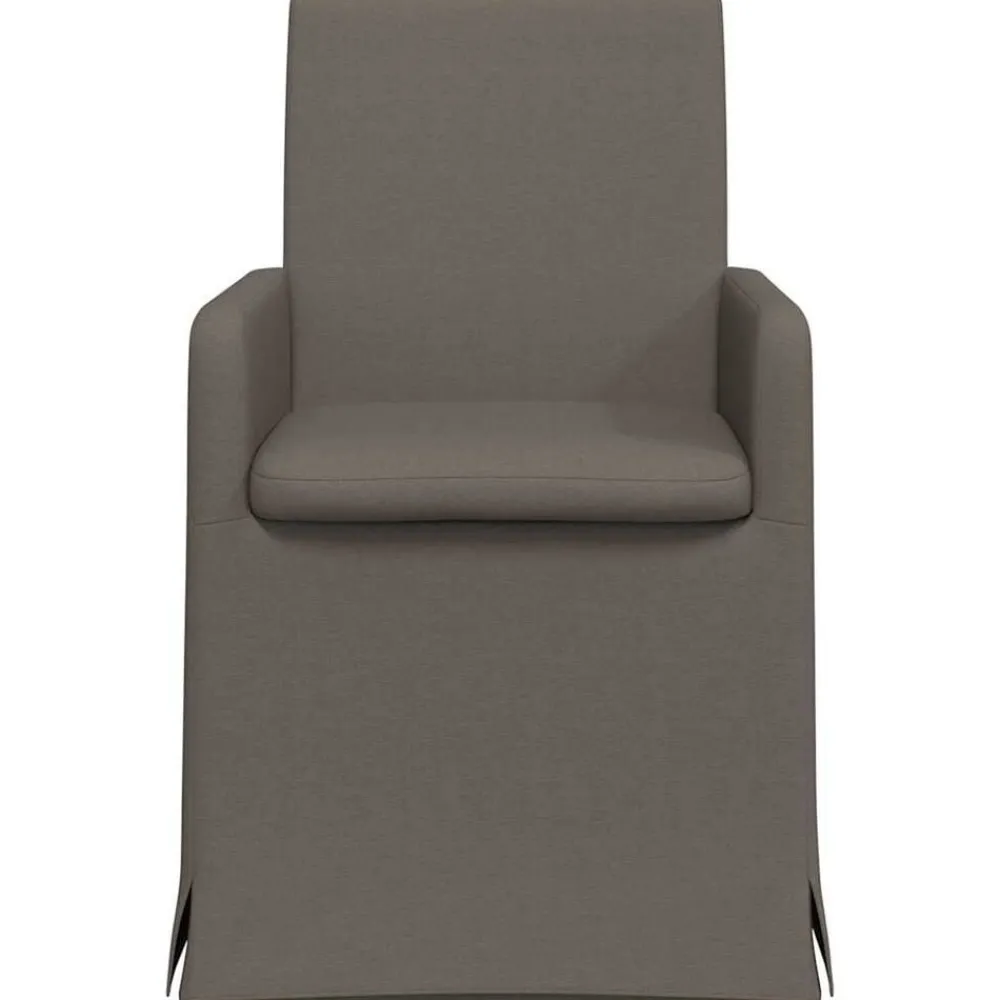 vidaXL Sillas de comedor 2 pcs 57 x 67 x 95 cm Lino Gris claro Outlet