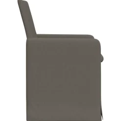 vidaXL Sillas de comedor 2 pcs 57 x 67 x 95 cm Lino Gris claro Outlet