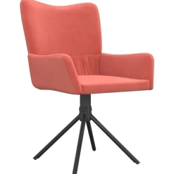 vidaXL Sillas-Sillas de comedor giratorias 2 unidades terciopelo