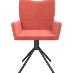 vidaXL Sillas-Sillas de comedor giratorias 2 unidades terciopelo