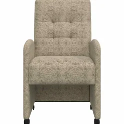 vidaXL Sillas de Comedor con Ruedas 2 pcs 58 x 67 x 97 cm Gris claro Sale