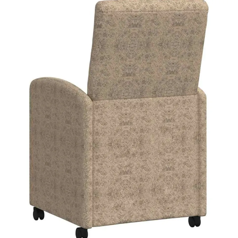 vidaXL Sillas de Comedor con Ruedas 2 pcs 58 x 67 x 97 cm Gris claro Sale
