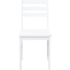 vidaXL Sillas-Sillas de comedor 2 unidades madera maciza de caucho