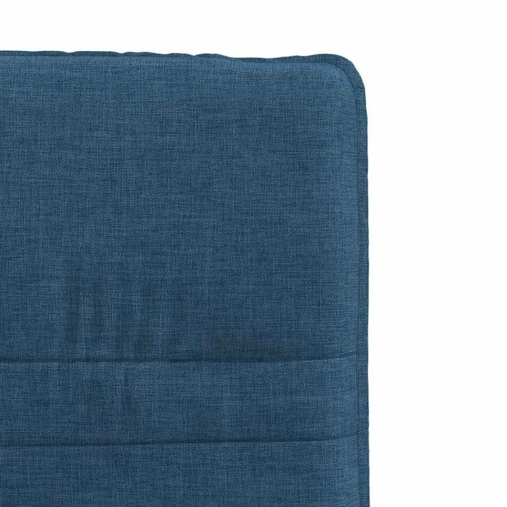 vidaXL Sillas de comedor 4 unidades tela Azul Sale