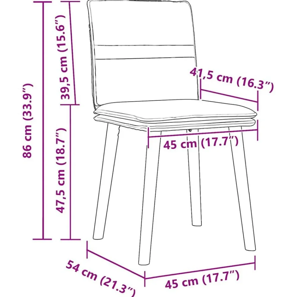 vidaXL Sillas de comedor 4 unidades tela Azul Sale