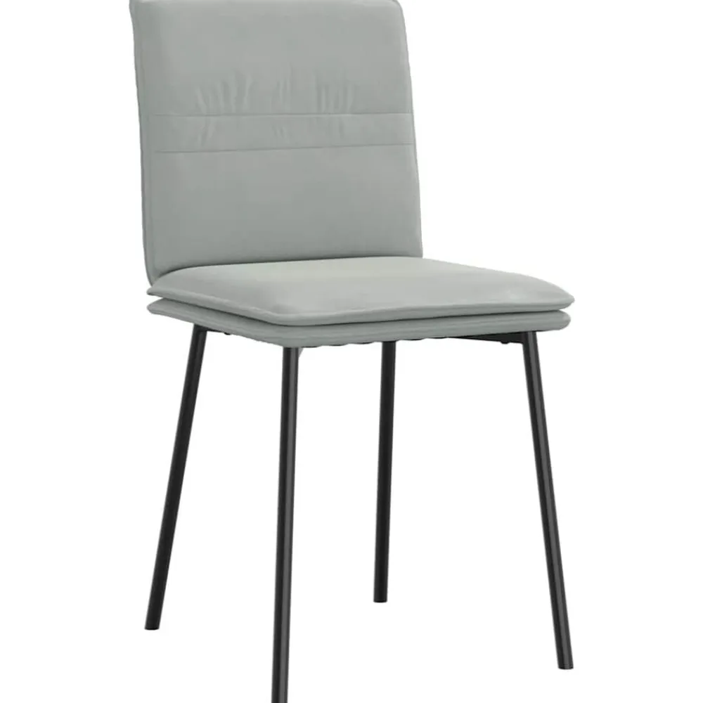 vidaXL Sillas-Sillas de comedor 4 unidades terciopelo