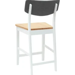 vidaXL Sillas de comedor 2 pcs 48 x 49 x 95 cm Madera de Caucho Sólido y natural Hot