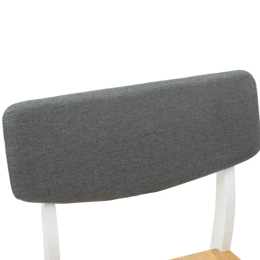 vidaXL Sillas de comedor 2 pcs 48 x 49 x 95 cm Madera de Caucho Sólido y natural Hot