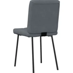 vidaXL Sillas-Sillas de comedor 4 unidades terciopelo