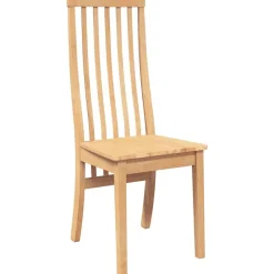 vidaXL Sillas de comedor 2 unidades madera maciza de caucho Natural Sale