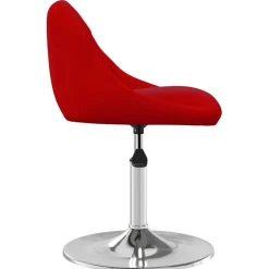 vidaXL Sillas de comedor giratorias 2 unidades terciopelo rojo tinto Rojo vino tinto Online