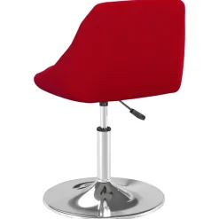 vidaXL Sillas de comedor giratorias 2 unidades terciopelo rojo tinto Rojo vino tinto Online
