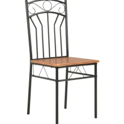 vidaXL Sillas de comedor 6 unidades MDF marrón New