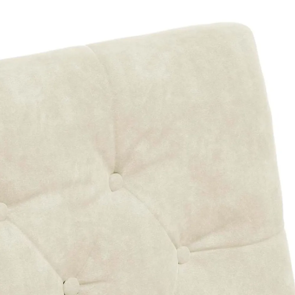 vidaXL Sillas de Comedor con Ruedas 2 pcs 58 x 67 x 97 cm Crema Best
