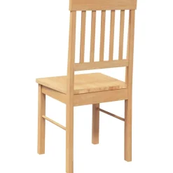 vidaXL Sillas de comedor 2 unidades madera maciza de caucho Natural Outlet