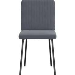 vidaXL Sillas-Sillas de comedor 4 unidades terciopelo