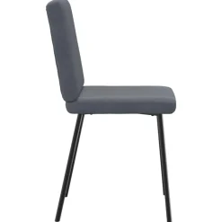 vidaXL Sillas-Sillas de comedor 4 unidades terciopelo